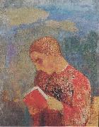 Odilon Redon, Elsass oder Lesender Monch